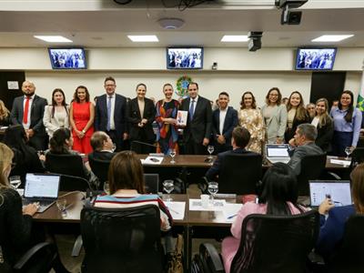 Foto da Notícia: Comitiva de Lucas do Rio Verde realiza visitas institucionais em Brasília